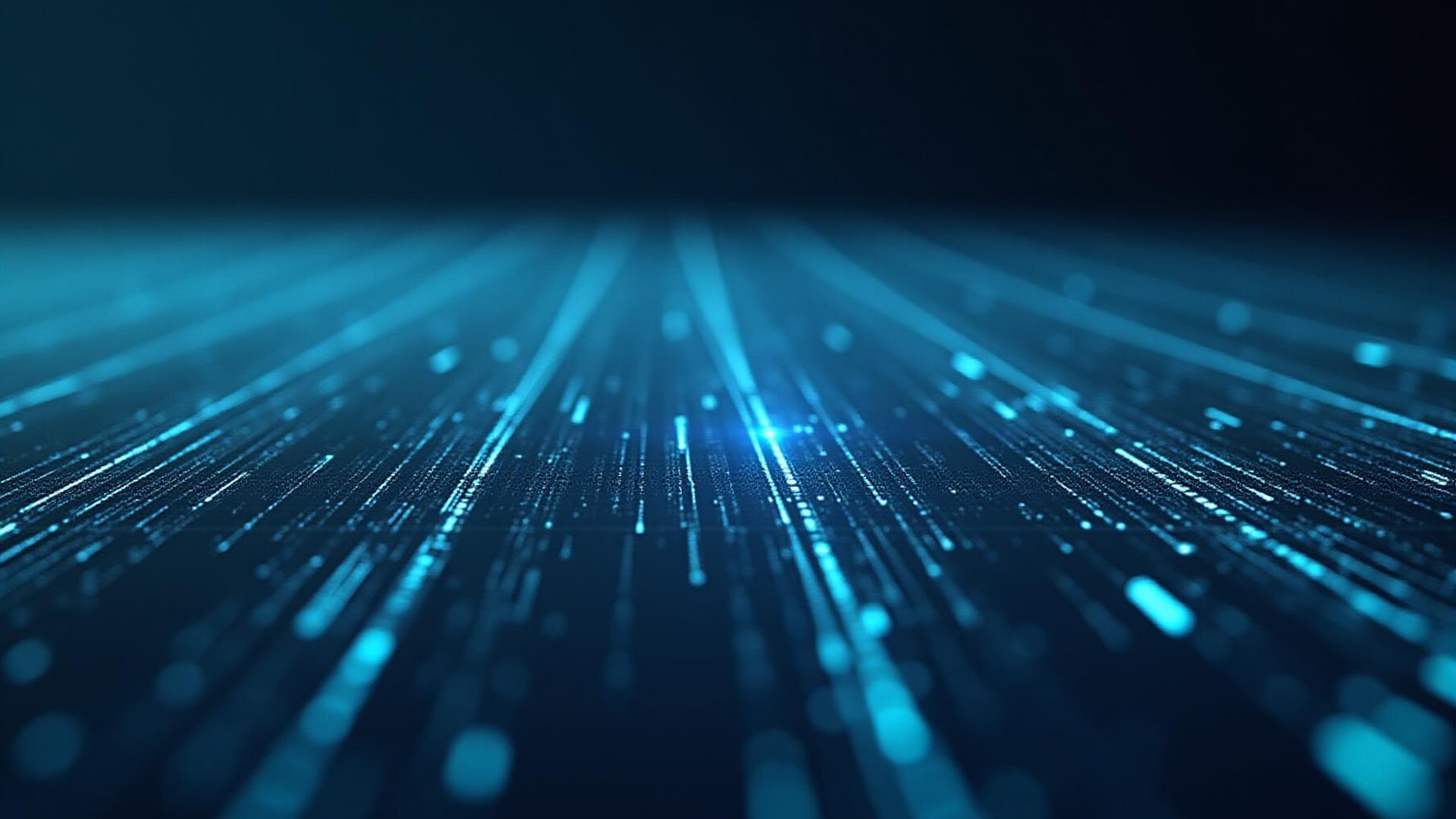 Abstract digital network representing logistical stability